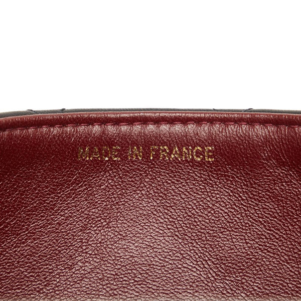 シャネル マトラッセ ダイアナ25 チェーン ショルダーバッグ ブラック ラムスキン レディース CHANEL 【中古】