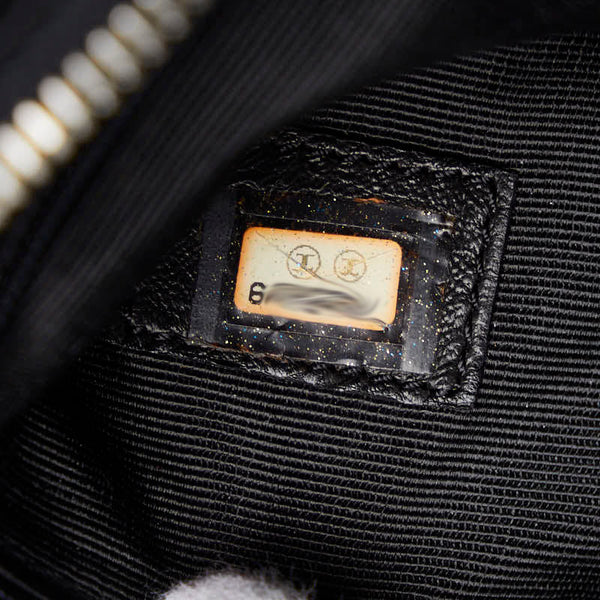 シャネル ココマーク 復刻 トートバッグ ハンドバッグ ブラック シルバー キャビアスキン レディース CHANEL 【中古】