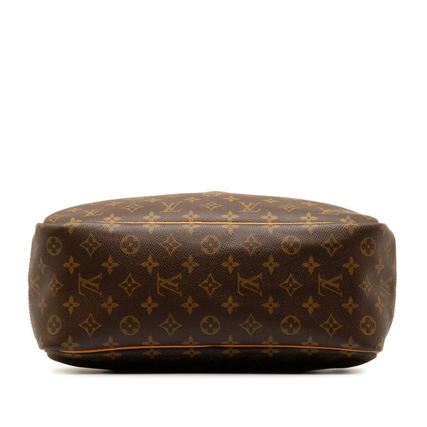 ルイ ヴィトン モノグラム ドーヴィル ハンドバッグ M47270 ブラウン PVC レザー レディース LOUIS VUITTON 【中古】
