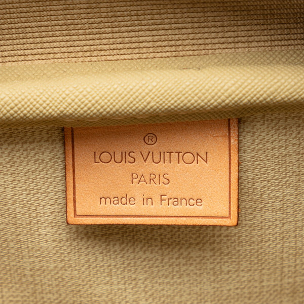 ルイ ヴィトン モノグラム ドーヴィル ハンドバッグ M47270 ブラウン PVC レザー レディース LOUIS VUITTON 【中古】