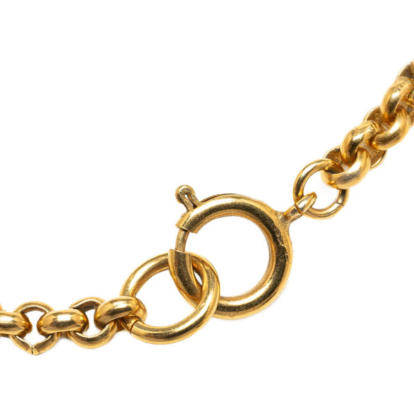 シャネル ヴィンテージ ココマーク ネックレス ゴールド メッキ レディース CHANEL 【中古】