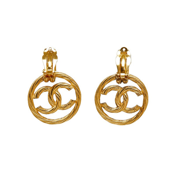 シャネル ヴィンテージ ココマーク イヤリング ゴールド メッキ レディース CHANEL 【中古】
