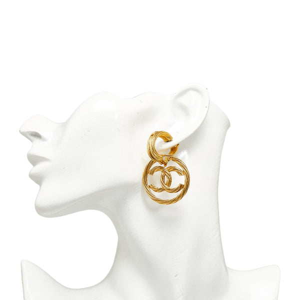 シャネル ヴィンテージ ココマーク イヤリング ゴールド メッキ レディース CHANEL 【中古】