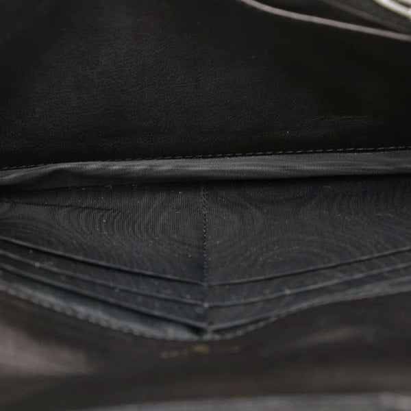 シャネル ココマーク 長財布 ブラック キャビアスキン レディース CHANEL 【中古】