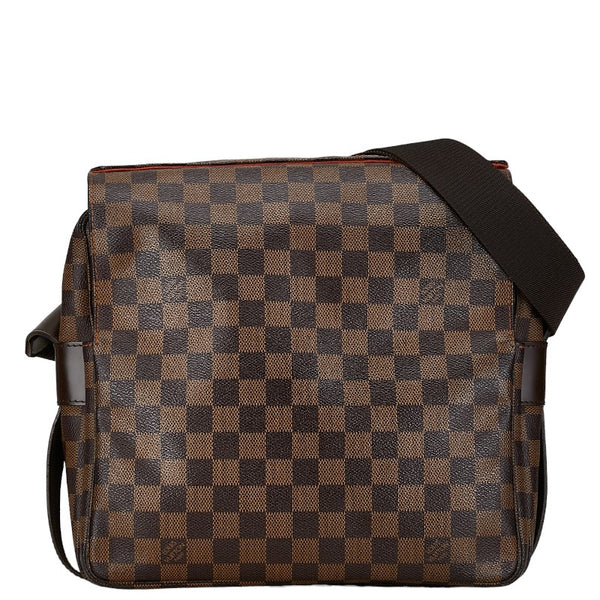 ルイ ヴィトン ダミエ ナヴィグリオ ショルダーバッグ N45255 ブラウン PVC レザー レディース LOUIS VUITTON 【中古】
