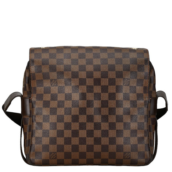 ルイ ヴィトン ダミエ ナヴィグリオ ショルダーバッグ N45255 ブラウン PVC レザー レディース LOUIS VUITTON 【中古】