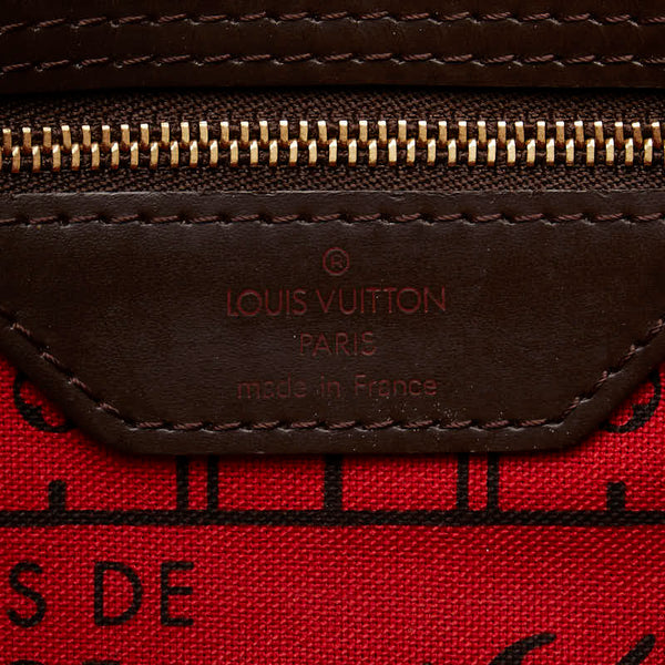 ルイ ヴィトン ダミエ ネヴァーフルPM ショルダーバッグ N51109 ブラウン PVC レザー レディース LOUIS VUITTON 【中古】