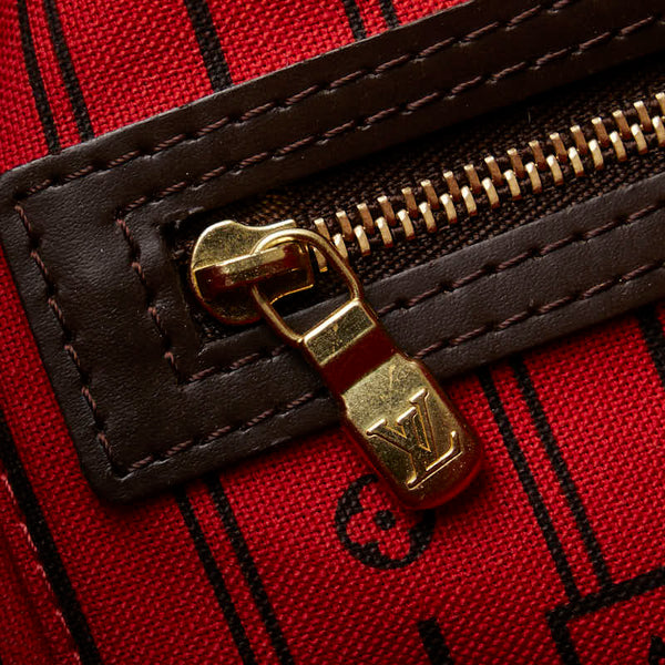 ルイ ヴィトン ダミエ ネヴァーフルPM ショルダーバッグ N51109 ブラウン PVC レザー レディース LOUIS VUITTON 【中古】