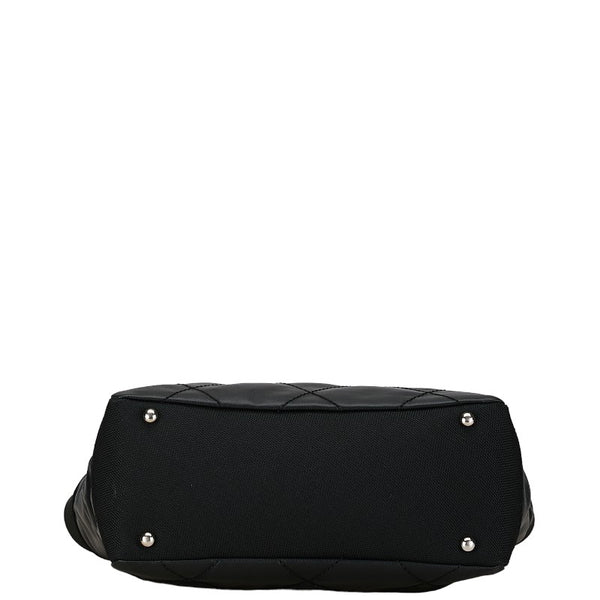 シャネル ココマーク パリビアリッツ トートPM トートバッグ ショルダーバッグ A34208 ブラック PVC キャンバス レディース CHANEL 【中古】