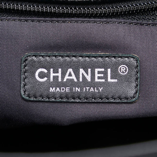 シャネル ココマーク パリビアリッツ トートPM トートバッグ ショルダーバッグ A34208 ブラック PVC キャンバス レディース CHANEL 【中古】