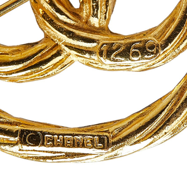 シャネル ココマーク ブローチ ゴールド メッキ レディース CHANEL 【中古】
