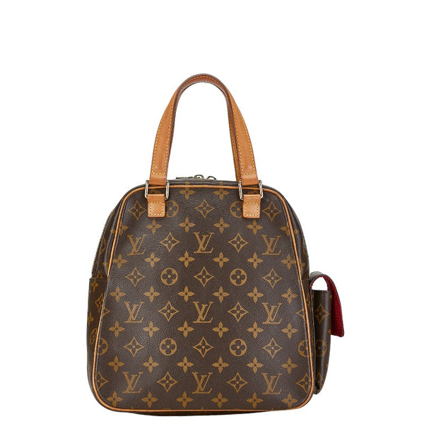 ルイ ヴィトン モノグラム エクサントリ シテ ハンドバッグ M51161 ブラウン PVC レザー レディース LOUIS VUITTON 【中古】