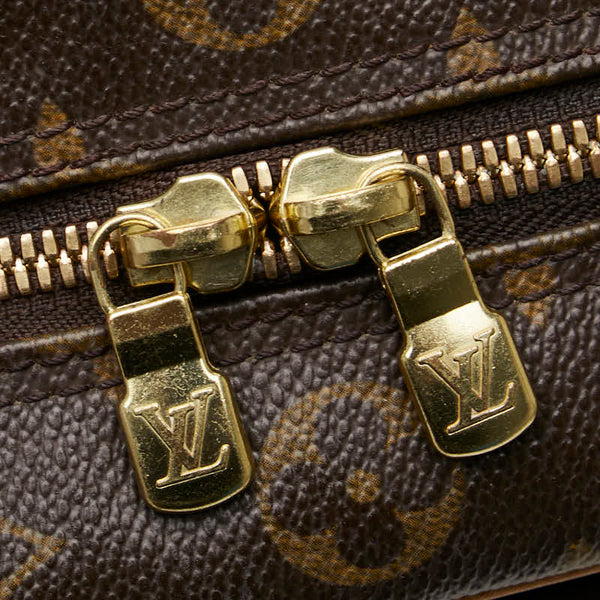 ルイ ヴィトン モノグラム エクサントリ シテ ハンドバッグ M51161 ブラウン PVC レザー レディース LOUIS VUITTON 【中古】