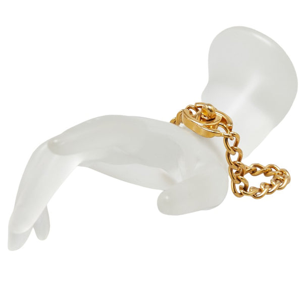 シャネル ココマーク ターンロックブレス ブレスレット ゴールド メッキ レディース CHANEL 【中古】