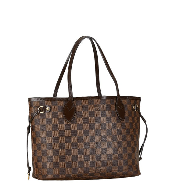 ルイ ヴィトン ダミエ ネヴァーフルPM　 トートバッグ ハンドバッグ N41359 エベヌ ブラウン PVC レザー レディース LOUIS VUITTON 【中古】
