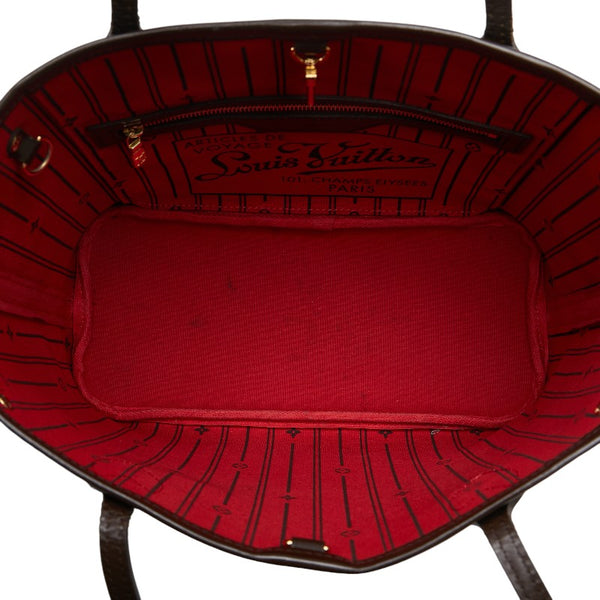ルイ ヴィトン ダミエ ネヴァーフルPM　 トートバッグ ハンドバッグ N41359 エベヌ ブラウン PVC レザー レディース LOUIS VUITTON 【中古】