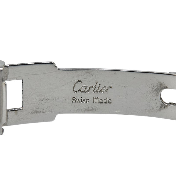 カルティエ サントス オクタゴンSM 腕時計 187903 自動巻き ホワイト文字盤 ステンレススチール K18YG イエローゴールド レディース CARTIER 【中古】