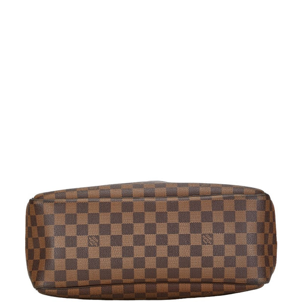 ルイ ヴィトン ダミエ ドーヴィル SPオーダー ハンドバッグ N47272 ブラウン PVC レザー レディース LOUIS VUITTON 【中古】