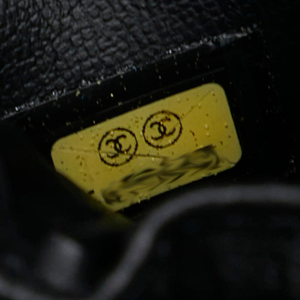 シャネル ココマーク ハンドバッグ バニティバッグ ブラック ゴールド キャビアスキン レディース CHANEL 【中古】