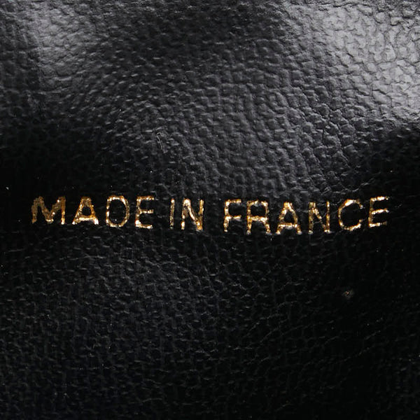 シャネル ココマーク ハンドバッグ バニティバッグ ブラック ゴールド キャビアスキン レディース CHANEL 【中古】