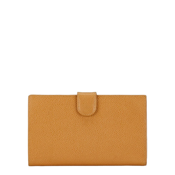 シャネル ココマーク 長財布 ベージュ キャビアスキン レディース CHANEL 【中古】