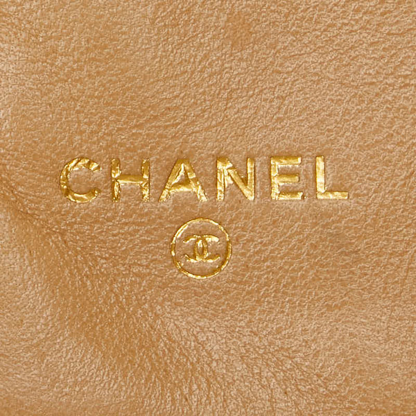 シャネル ココマーク 長財布 ベージュ キャビアスキン レディース CHANEL 【中古】