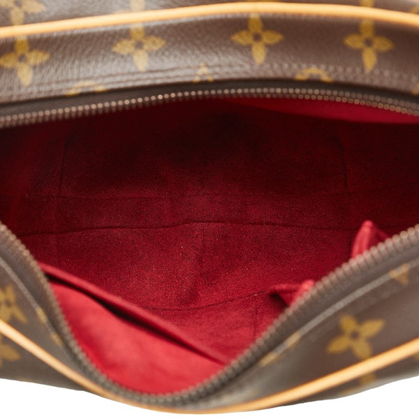 ルイ ヴィトン モノグラム クロワッサンMM ショルダーバッグ M51512 ブラウン PVC レザー レディース LOUIS VUITTON 【中古】