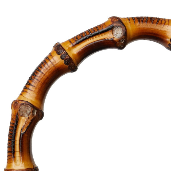 グッチ バンブー ニムフェア ハンドバッグ ショルダーバッグ 2WAY 459076 ネイビー レザー レディース GUCCI 【中古】