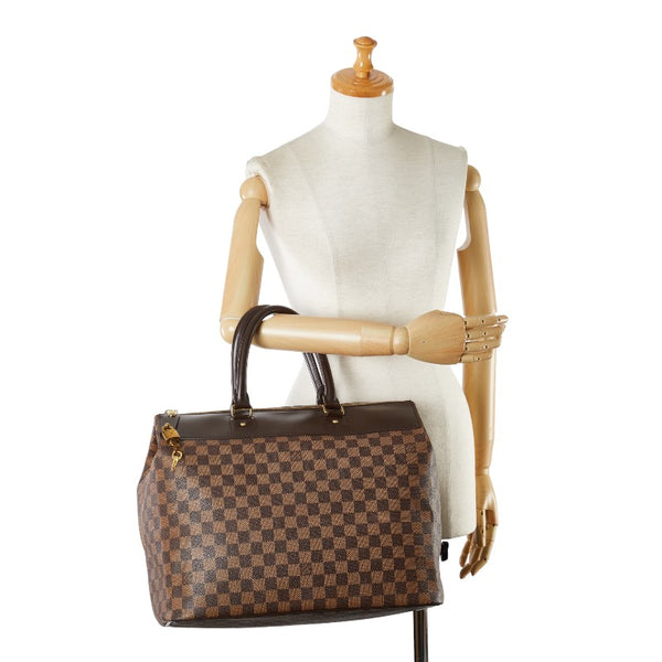 ルイ ヴィトン ダミエ グリニッジPM ハンドバッグ N41165 ブラウン PVC レザー レディース LOUIS VUITTON 【中古】