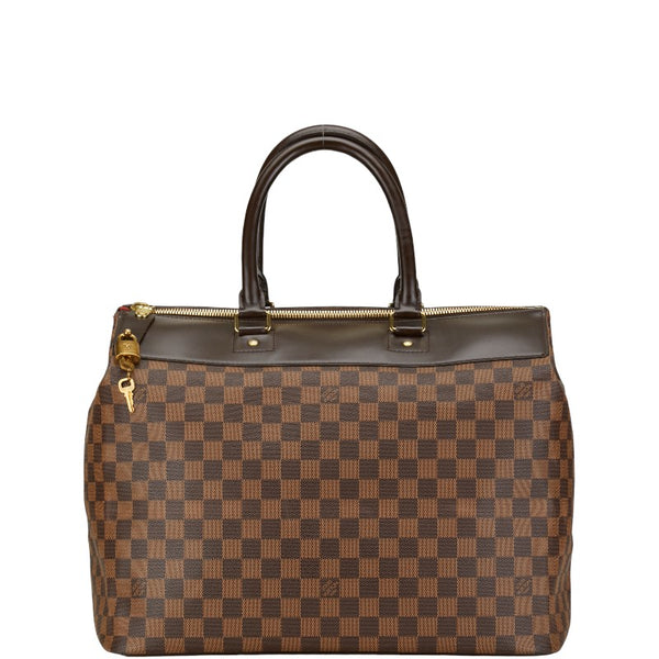 ルイ ヴィトン ダミエ グリニッジPM ハンドバッグ N41165 ブラウン PVC レザー レディース LOUIS VUITTON 【中古】