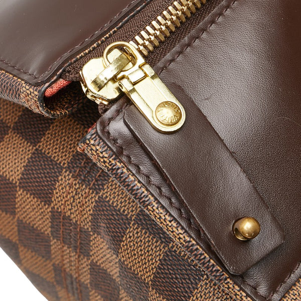 ルイ ヴィトン ダミエ グリニッジPM ハンドバッグ N41165 ブラウン PVC レザー レディース LOUIS VUITTON 【中古】