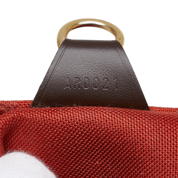 ルイ ヴィトン ダミエ グリニッジPM ハンドバッグ N41165 ブラウン PVC レザー レディース LOUIS VUITTON 【中古】