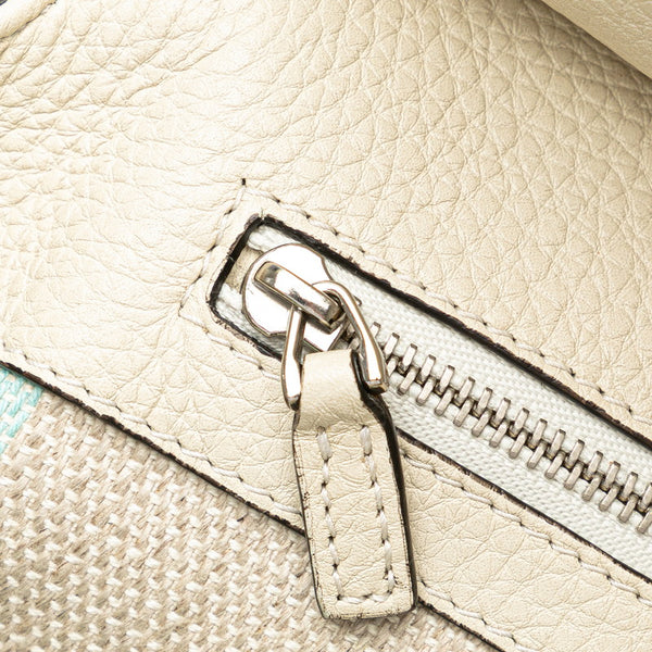 グッチ バンブー デイリー ハンドバッグ ショルダーバッグ 2WAY 392013 ホワイト レザー レディース GUCCI 【中古】