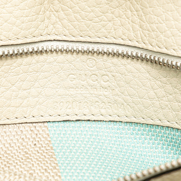 グッチ バンブー デイリー ハンドバッグ ショルダーバッグ 2WAY 392013 ホワイト レザー レディース GUCCI 【中古】