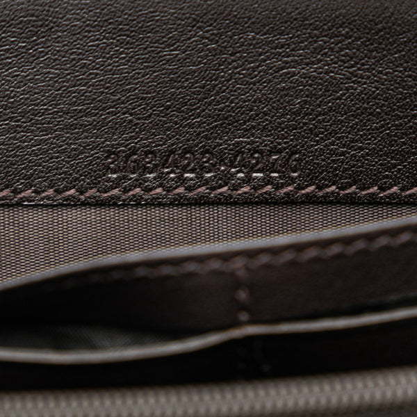 グッチ グッチシマ 長財布 ラウンドファスナー 363423 ブラウン レザー レディース GUCCI 【中古】