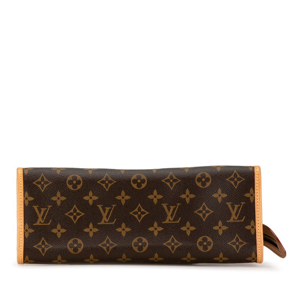 ルイ ヴィトン モノグラム ポパンクール ハンドバッグ M40009 ブラウン PVC レザー レディース LOUIS VUITTON 【中古】