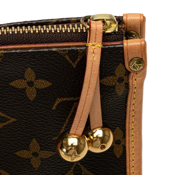 ルイ ヴィトン モノグラム ポパンクール ハンドバッグ M40009 ブラウン PVC レザー レディース LOUIS VUITTON 【中古】