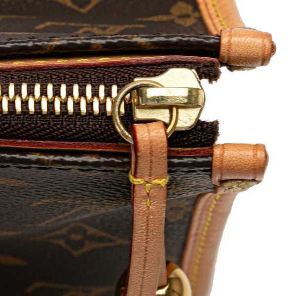 ルイ ヴィトン モノグラム ポパンクール ハンドバッグ M40009 ブラウン PVC レザー レディース LOUIS VUITTON 【中古】