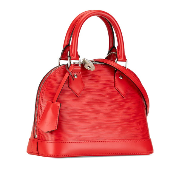 ルイ ヴィトン エピ アルマBB ハンドバッグ ショルダーバッグ２WAY M41160 コクリコ レッド レザー レディース LOUIS VUITTON 【中古】