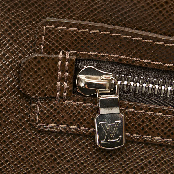 ルイ ヴィトン タイガ パヴェル クラッチバッグ セカンドバッグ M31148 グリズリ ブラウン レザー レディース LOUIS VUITTON 【中古】