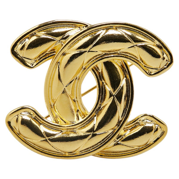 シャネル ココマーク ブローチ ゴールド メッキ レディース CHANEL 【中古】