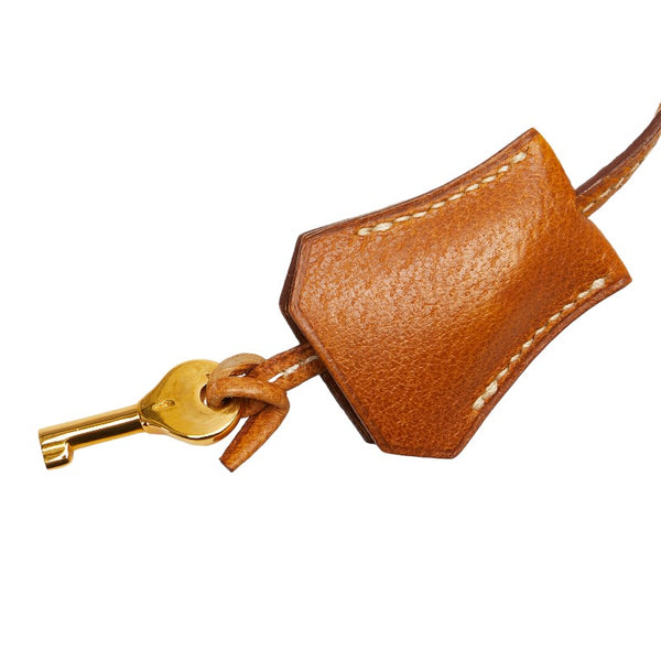 エルメス サックアデペッシュ38 ビジネスバッグ ブリーフケース ブラウン クシュベル レディース HERMES 【中古】