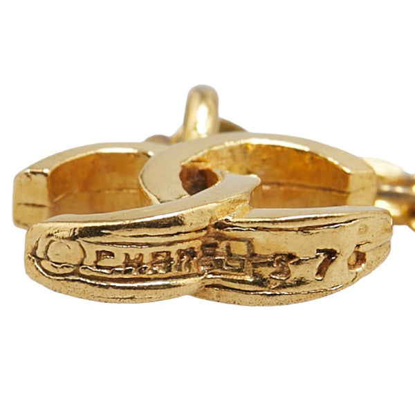 シャネル ココマーク ネックレス ゴールド メッキ レディース CHANEL 【中古】