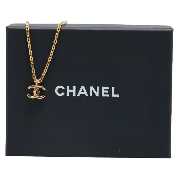 シャネル ココマーク ネックレス ゴールド メッキ レディース CHANEL 【中古】