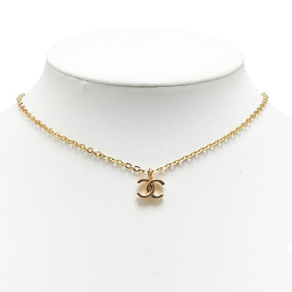 シャネル ココマーク ネックレス ゴールド メッキ レディース CHANEL 【中古】