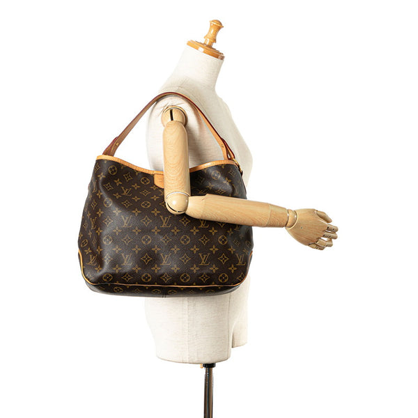 ルイ ヴィトン モノグラム ディライトフルPM ショルダーバッグ M40352 ブラウン PVC レザー レディース LOUIS VUITTON 【中古】