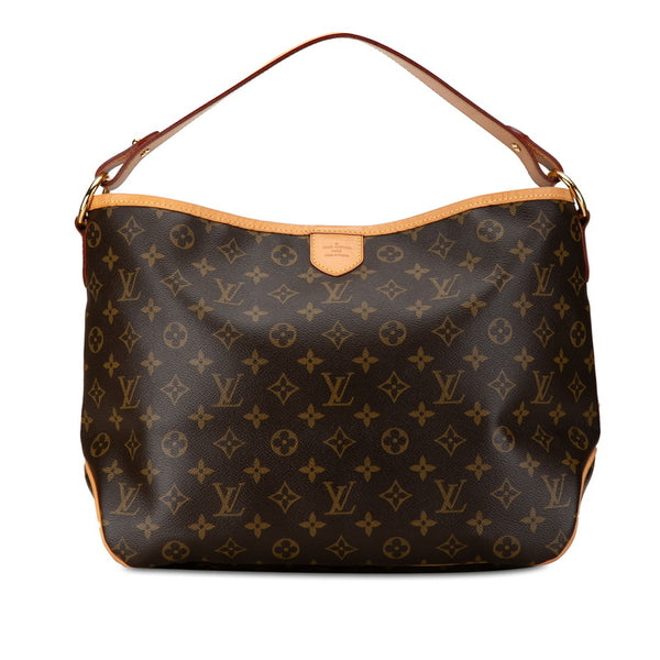 ルイ ヴィトン モノグラム ディライトフルPM ショルダーバッグ M40352 ブラウン PVC レザー レディース LOUIS VUITTON 【中古】