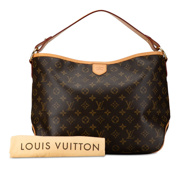 ルイ ヴィトン モノグラム ディライトフルPM ショルダーバッグ M40352 ブラウン PVC レザー レディース LOUIS VUITTON 【中古】