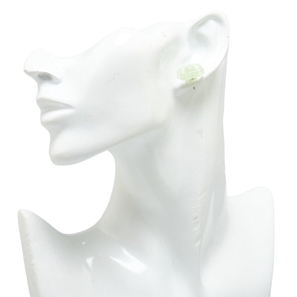 シャネル ココマーク クリア ピアス ゴールド グリーン メッキ プラスチック レディース CHANEL 【中古】