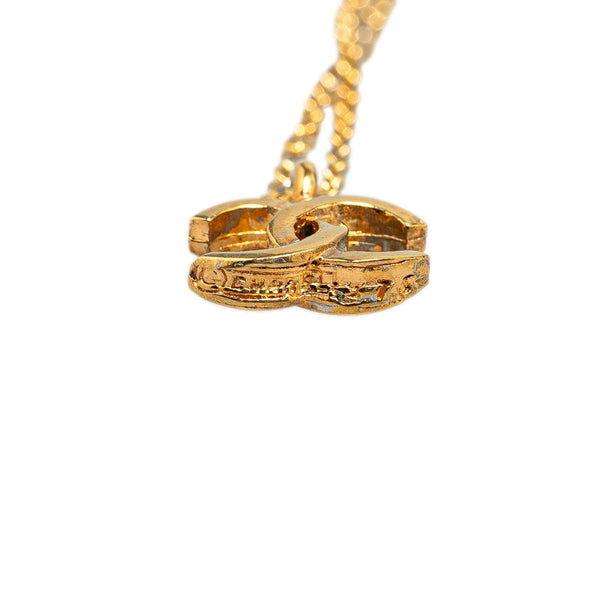 シャネル ココマーク ネックレス ゴールド メッキ レディース CHANEL 【中古】